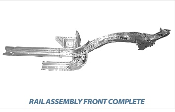 RAIL ASSEMBLY FRONT COMPLETE  Made in Korea